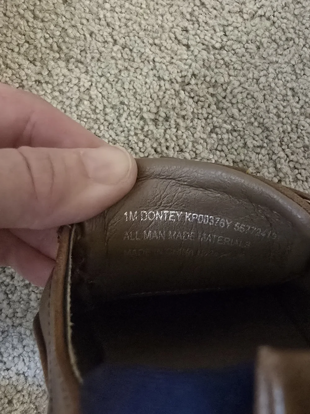 Boys Tan Dress Shoes with Laces